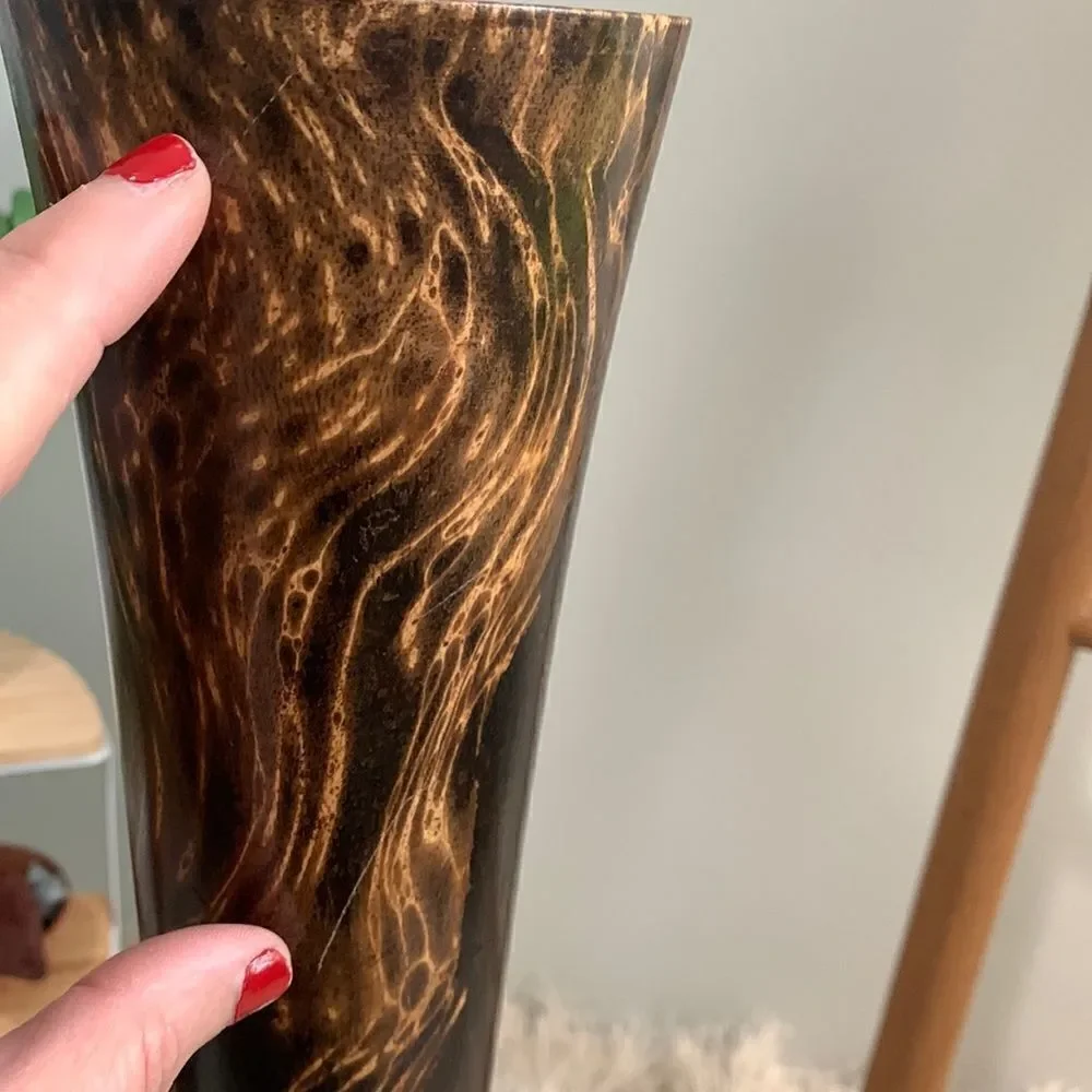 Wooden Vase Made In Thailand